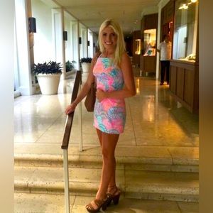 Lilly Pulitzer Dress, Colorful Shells, Sz 00